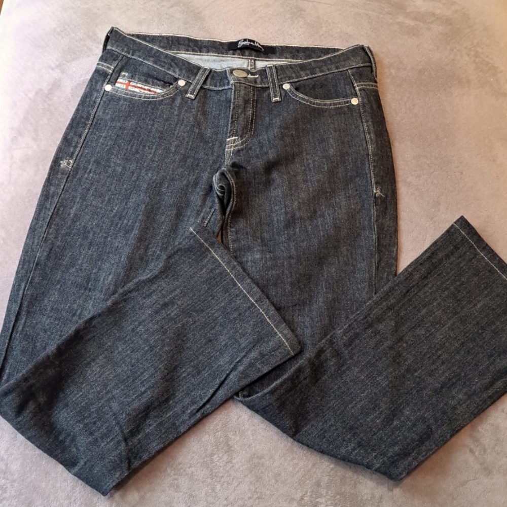 Sz 27 Guido & Mary dark wash bootcut jeans 26 inseam